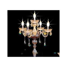 Chandeliers Fashion Crystal Table Lamps For Bedroom Luxury Lamp Modern Bedside American K9 Decoration Drop Delivery Lights Lighting I Otcqy