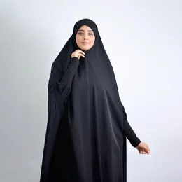 Ethnic Clothing Eid Prayer Garment Long Khimar Muslim Women Hijab Sleeveless Tops Abaya Jilbab Ramadan Abayas Islamic Niqab Hijabs