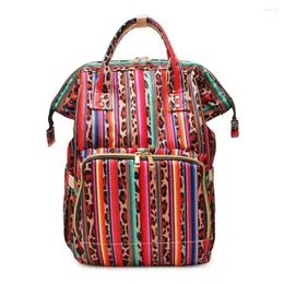 Ball Caps Multifunctional Travel Serape Leopard Sunflower Aztec Mom Diaper Bag Large Capacity Mummy Backpack Bags DOM112-1276