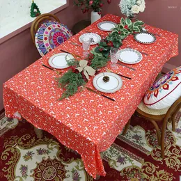 Stołowy festiwal świąteczny dekoracja dekoracji kreskówka drukowana domowa jadalnia hurtowa