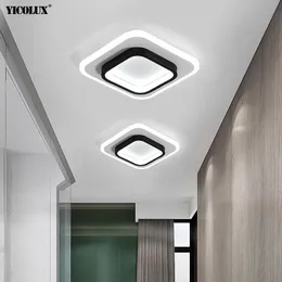 Deckenleuchten Moderne runde / quadratische LED-Lampen, geeignet für Gangleuchten, Lustres Lampadari Dero
