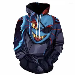 Erkek Hoodies Undertale 3D baskılı erkek kızlar çocuk moda gündelik kazak erkekleri kadın serin sokak aşınma sweatshirt üstleri