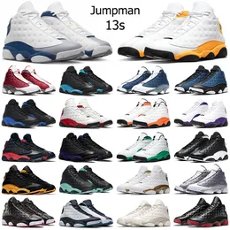 Новый Jumpman 13 баскетбольные туфли 13 -й открытые кроссовки храбрые университет синий развод