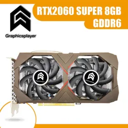 GraphicsPlayer 8 GB RTX2060 Super komputerowa grafika karta PC PC Gaming Karta graficzna GDDR6 VGA 256BIT