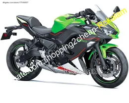 Motorcykelmässor för Kawasaki Ninja 650 2020 2021 2022 2023 Ninja650 20 21 22 23 Gröna svarta eftermarknadsdelar (injektionsmålning)