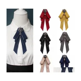 Bow Ties British Men Silk Satynowa wstążka krawat cravat luksusowy groom krawat biznes