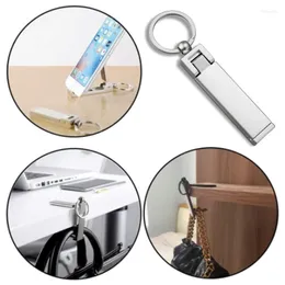 Keychains Portable Handbag Hooks For Table Elegant Foldable Purse Bag Hangers Holder Folding Hanger Hook Storage Home Use