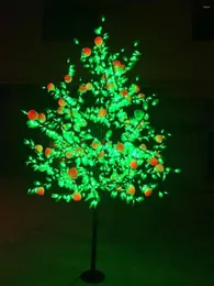 Juldekorationer utomhus LED Tree Light Cherry Plum Blossom 1,5 m 1,8 m 2 m 2,5 m höjd 110/220va trädgårdslandskapsdekorationslampa