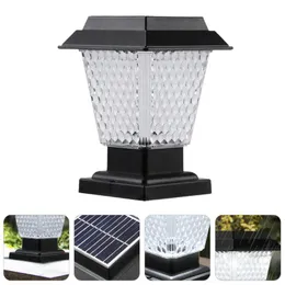 Wall Lamp Practical Deck Cap Light Fence Post Solar Lights For Pathway