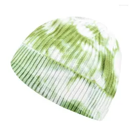 Berets zimowy wiatrówek ciepły swobodny moda Dicer unisex śmieszne kostki elastyczna czapka para casquette homme dzianin czapka czaszka