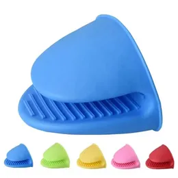 Luvas resistentes ao calor de silicone clipes isolamento não bastão anti-deslizamento maconha clipe de cozinha de cozimento de cozinha mitts fy2363 tt0129