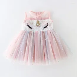 فساتين فتاة Iyeal Princess Kids Baby Dress for Girls Fancy Wedding Sequins Sequins Party Birthdy Birthdis