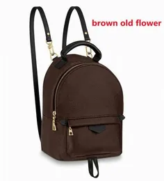 Womens Luxury Designer bag Backpack Fashion France Bags quality brown flower handbags Schoolbag crossbody bags Purse big size YSLity louisei