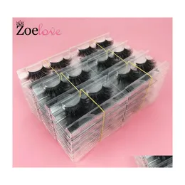 Falsche Wimpern 3D Nerz Wimpern Gro￟handel Anbieter 30 Paare dramatische Wimpern Make -up Zoelove Lash Boxes Verpackung 25 mm Bk Drop Lieferung DHVIR