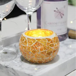 Candele rotonde vaso di natale decorazioni barre di vetro moderno meschino Portalasfio Europe Portaves Wedding ZP50