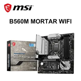 MSI New B560M Mortar WiFiマザーボードLGA 1200 CPUサポート11/10th Intel CPU Gen Intel B560 DDR4 128GB PCI-E 4.0 Placa Me
