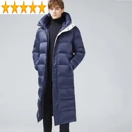 Herr jackor 2023 vinter män kläder tjock varm parka lång puffer jacka plus size coat man hommes veste