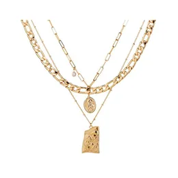 Collares colgantes Perla de mariposa de oro bohemio personalizado para mujeres Collar de collar Mtilayer Joyas de fogedas 471 Drop d Dhmsj