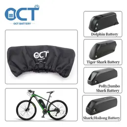 Elektrisk skoter Vattent￤t v￤ska Dammt￤t anti-Mud Cykelcykel Batteri Pannier Packing Pouch Accessories Protective Cover