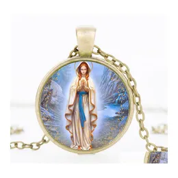 Pendant Necklaces Statement Women Men Necklace Christian Jewelry Vintage Holiday Accessories Religious Dh Drop Delivery Pendants Dhqsu