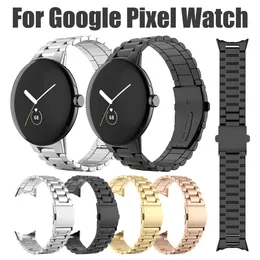 Watch Bands No Gaps Classic Buckle Metal Stainless Steel Strap for Google Pixel band forPixel Bracelet Replacement band 230130