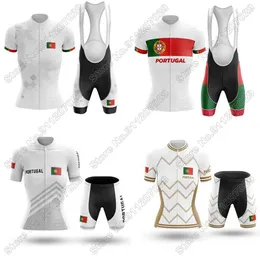 Portugal - Mulheres 2021 Ciclismo Jersey Set Summer Cycling Round Bike Bike Suit Mountain Bicycle Short Bib Shorts MTB Tops