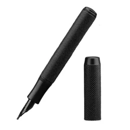 Фонтанные ручки роскошные металлические карманные чернила Spin Eff Nib Business School Supply Kawaii 230130