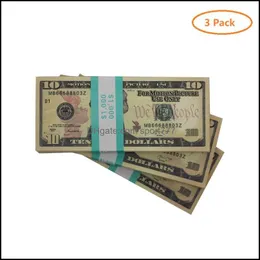 Other Event Party Supplies Prop Money Banknote 100 Dollars Toy Currency Copy Fake Euros Children Gift 50 Dollar Ticket Drop Delive DhqnwLG00