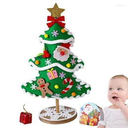 Dekoracje świąteczne Fex Tree for Kids Cloth Present DIY Winter Holiday Party