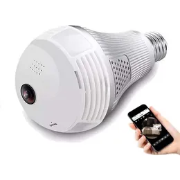 32 ГБ памяти Wi -Fi Home Camera Cancure и локальное хранение 360 градусов панорамной кулачки для офисной или домашней безопасности для няни лампочки для домашних животных IP -камера PQ562