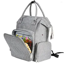 Storage Bags Large Capacity Backpack Organizer Of Portable Knitting Enthusiasts Used For Yarn Crochet Tools Round Needles And Other Items