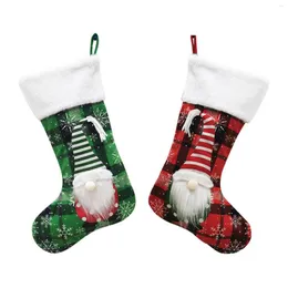 Juldekorationer Faceless Dwarf Stockings Multi Syfte för Party Home Hanging Decor SP99