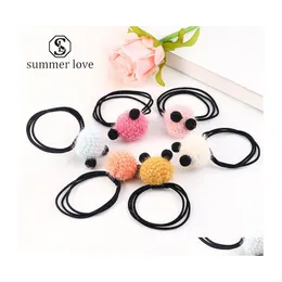 Hair Rubber Bands Latest Hairball Rope Cute Elastic Headband Ponytail Holder Accessories Jewelry Chritamas Gift For Girly Drop Delive Dhyvn