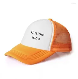 Ball Caps JMHT001 DIY Custom LOGO Adjustable Mesh Sport Baseball Cap Blank Boy Snapback Kids Trucker Hats Casquette Gorras Personalized