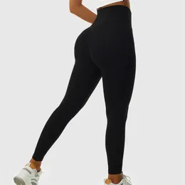 Active Pants S - XL Sexy Yoga High Tase Leggingi Kobiety Fitness Wciąż bezszwowy na sportowy sport