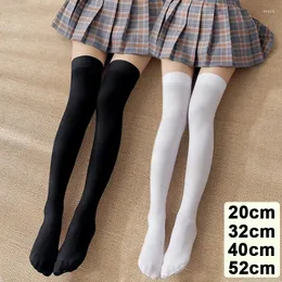 Kadın Çorap JK Kadın Sevimli Siyah Beyaz Lolita Uzun Sıkı Sıkı Renk Diz Yüksek Moda Kawaii Cosplay Seksi Naylon Çorap