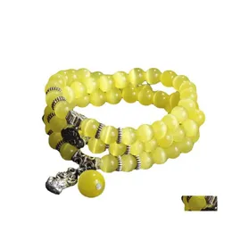 Beaded Strands Armband P￤rledstr￤ngarstree cirklar katt￶gon opal kvinnor smycken individuellt packade flera f￤rger antiradiation gi dh2ps