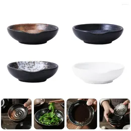 Talerze sos naczynia miska naczynia zanurzanie ceramiczne porwanie naczynia z przystawką miski sojowe przyprawy sushi zanurzenie talerz porcelanowy mini