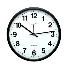 Wall Clocks Est 12 Inches 0268 Modern Simple Design Fashion High Quality Metal Frame Round Big Decorative Silent Clock