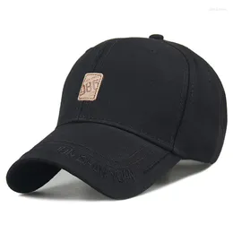 Ball Caps Mens Winter Baseball Cotton Duży rozmiar czapki dla mężczyzn Snap z powrotem Gorros Bone Trucker Dad Hat Drop