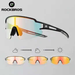 Okulary na zewnątrz rockbros rowerowe okulary rowerowe UV400 rowerowe rowerowe okulary przeciwsłoneczne wędrówki do spolaryzowanego sportu gogle 230130