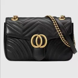 Designer bags High Qualitys Women Luxurys Designers bags Marmont Womens bag Bags Shoulder Handbag Handbags Classic Leather Heart Style Gold Chai286D