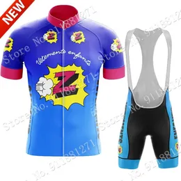 Z Vetements Team 2022 Mens Retro Cycling Jersey Set Summer Bicycle Cloth Road Bike Stirts Suit Bicycle Bib Shorts Mtb Ropa