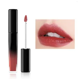 Lip Gloss 6 Cores Veludo opcional Mattes Glaze Sofra Hidratante Fácil de colorir Líquido Linco Longo Lipstick 9ml