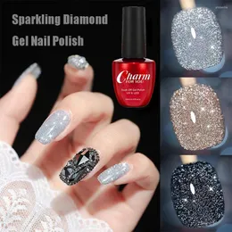 Nail Polish 10ml Explosion Glitter Gel Crushed Diamond DIY Manicure Tools UV LED Long Lasting