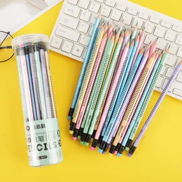 Pencils 30 PiecesBox Triangle HB Standard korean stationery Pencil Set Nontoxic Stationery for school office supplies 230130