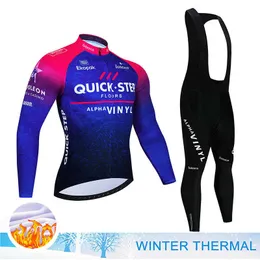 قم بتعيين QuickStep Winter Set Freece Cloths Mtb Bicycle Clothing Att