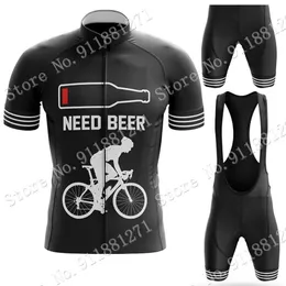 Terne Need Beer 2022 Jersey de ciclismo Set Men Cycling Clothing Summer Road Bike Shirts Bicycle Bib Shorts MTB Maillot Culotte Ropa