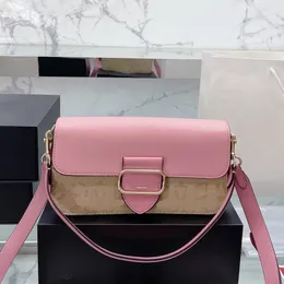 handbags luxurys handbag crossbody bags For Women Mirror Quality Luxury Designer Bags Leather Female Fashion Trendy Tabby Shoulder Bag with dust bag pink