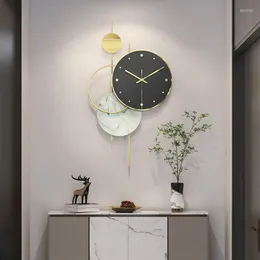 Zegary ścienne 3D duży zegarek minimalistyczny luksusowy nordycki cichy kreatywny wystrój łazienki relojes murale